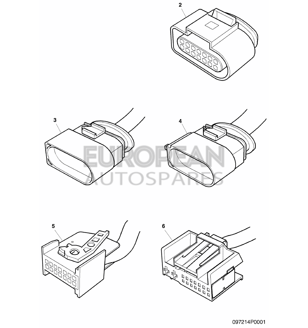 6X0973817A-Bentley FLAT CONTACT HOUSING WITH