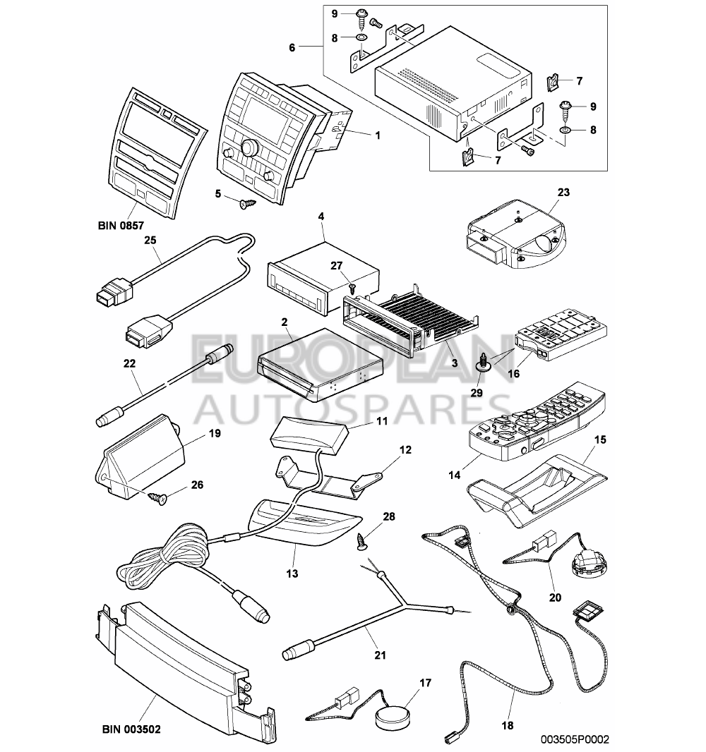 3W0864187C-Bentley HOLDER FOR REMOTE CONTROL