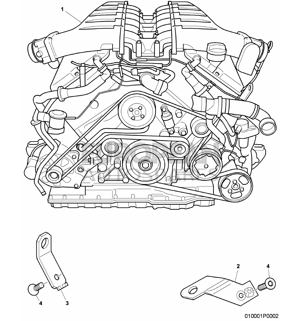 3W0198115A-Bentley PARTS SET FOR ENGINE AND 
