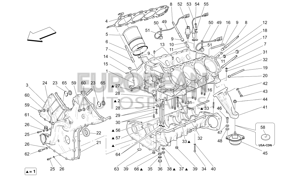 185361-Maserati ENGINE PAD