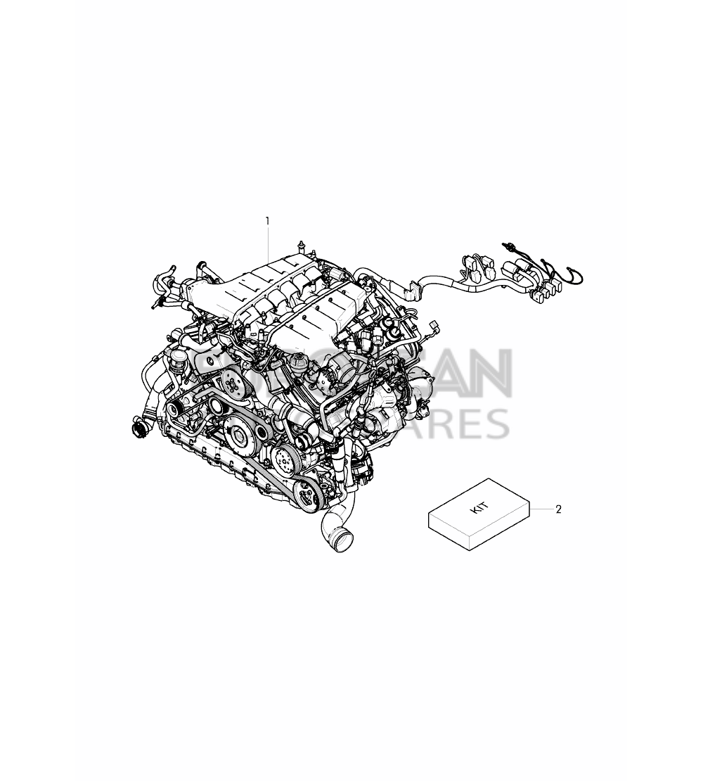 3W0198115L-Bentley ASSEMBLY PARTS FOR ENGINE