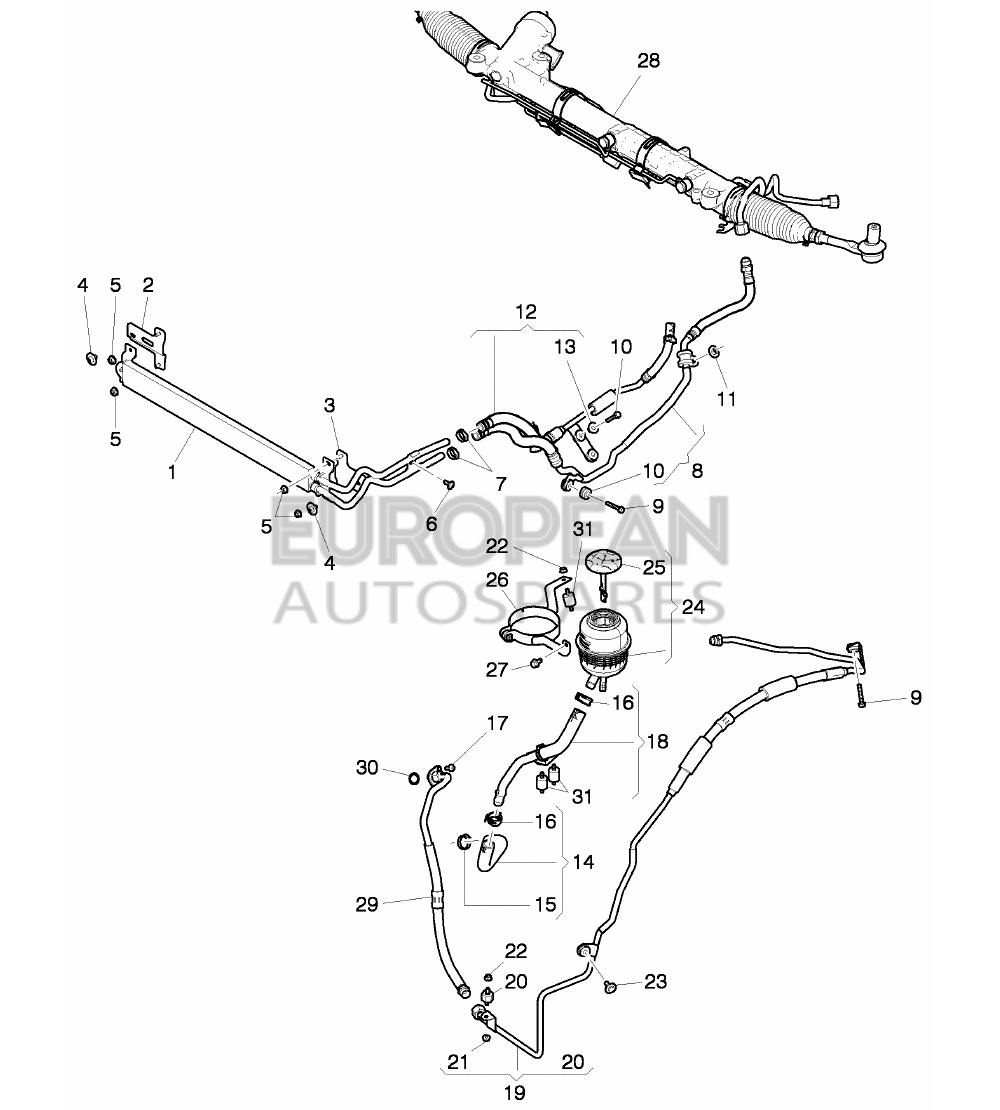 3W0422888A-Bentley SUCTION LINE             