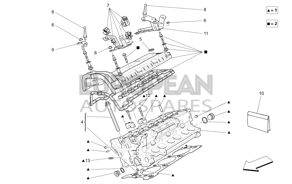 673001233-Maserati ENGINE GASKET KIT