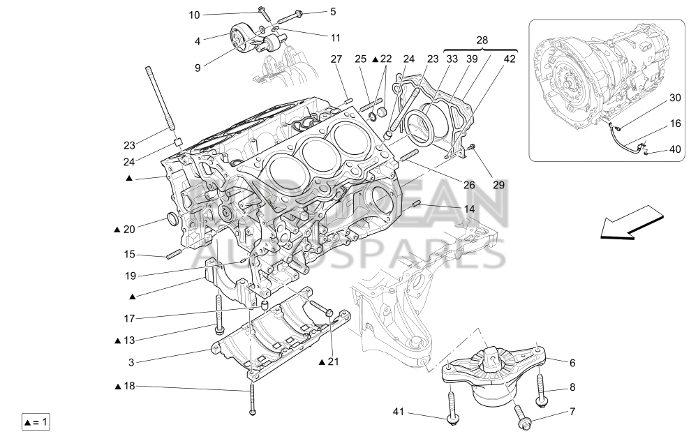 670032490-Maserati ENGINE ASSEMBLY