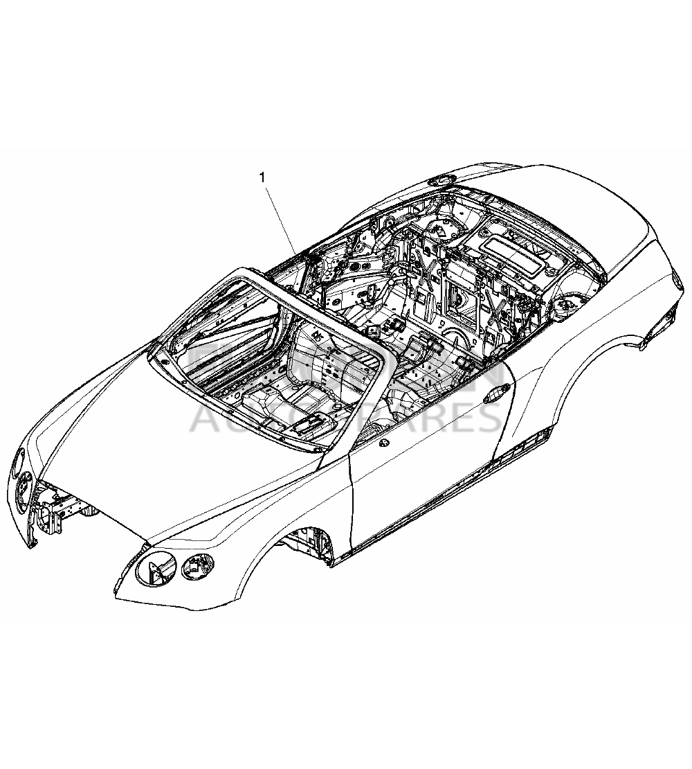3W7800401BC-Bentley body shell D - MJ 2015>>