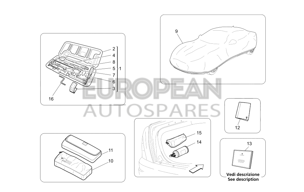 84783200-Maserati PARKING SENSOR DATA SHEET - France Market / EU