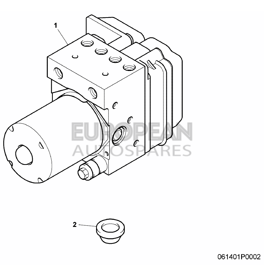 3W0614511E-Bentley ABS UNIT WITH CONTROL UNI
