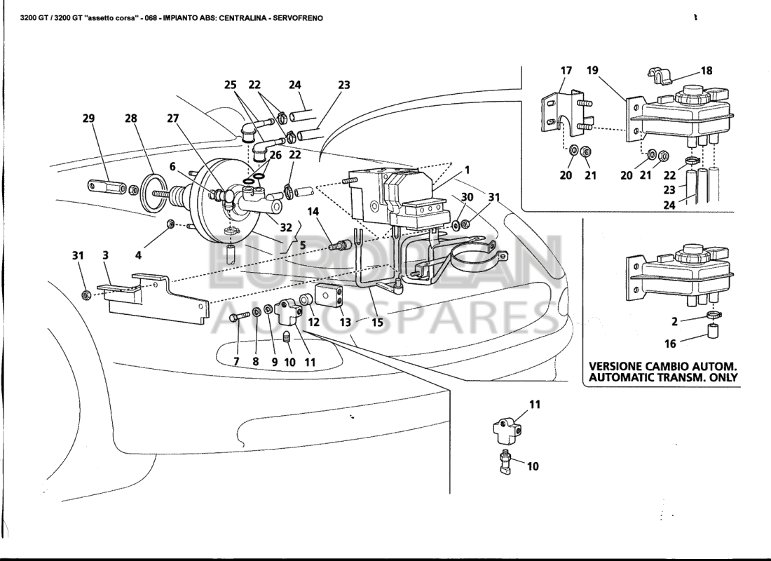 387401165-Maserati BRAKE OIL TANK SECURING BRACKET ASSY