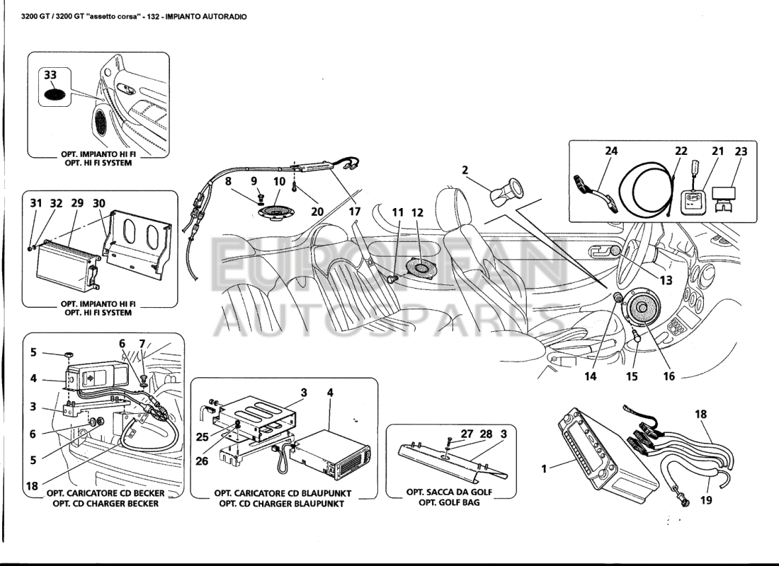 381700360-Maserati AMPLIFIER FIXING BRACKET