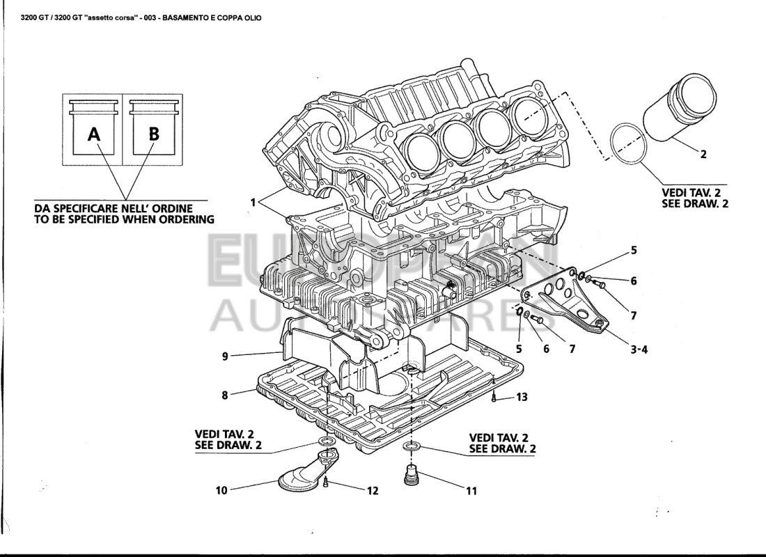 384200104-Maserati RH ENGINE ELEMENT
