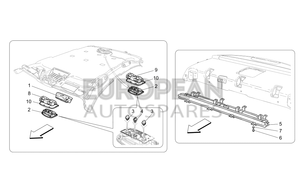 69148941-Maserati BUTTON PLATE - Tyre Pressure Monitoring System / EU CN US UK / 4