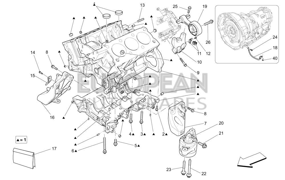 670038977-Maserati RH ENGINE BUSHING
