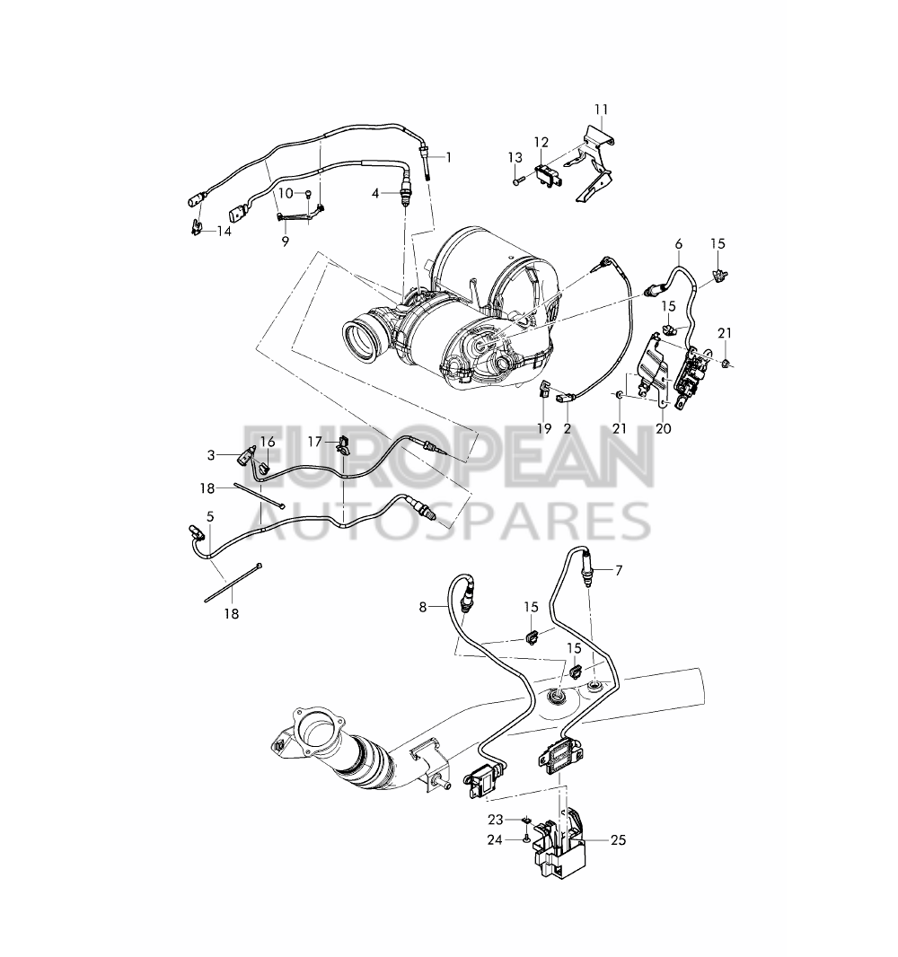 4M0907298A-Bentley RETAINER FOR CONTROL UNIT