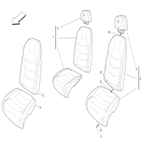 REAR SEATS: TRIM PANELS (Available with: Centennial Edition)